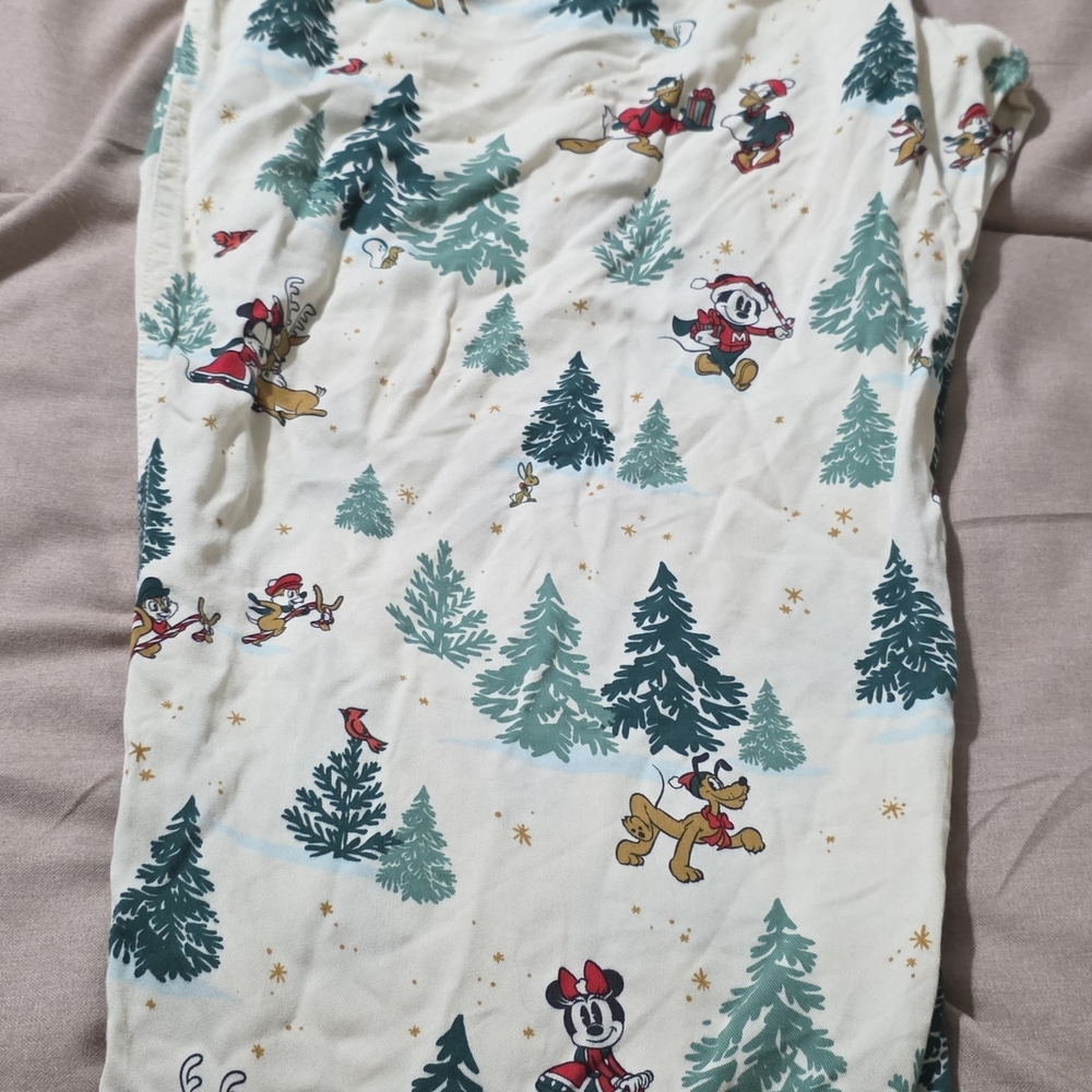 Disney Adults Pajama Bottoms - Green and White
